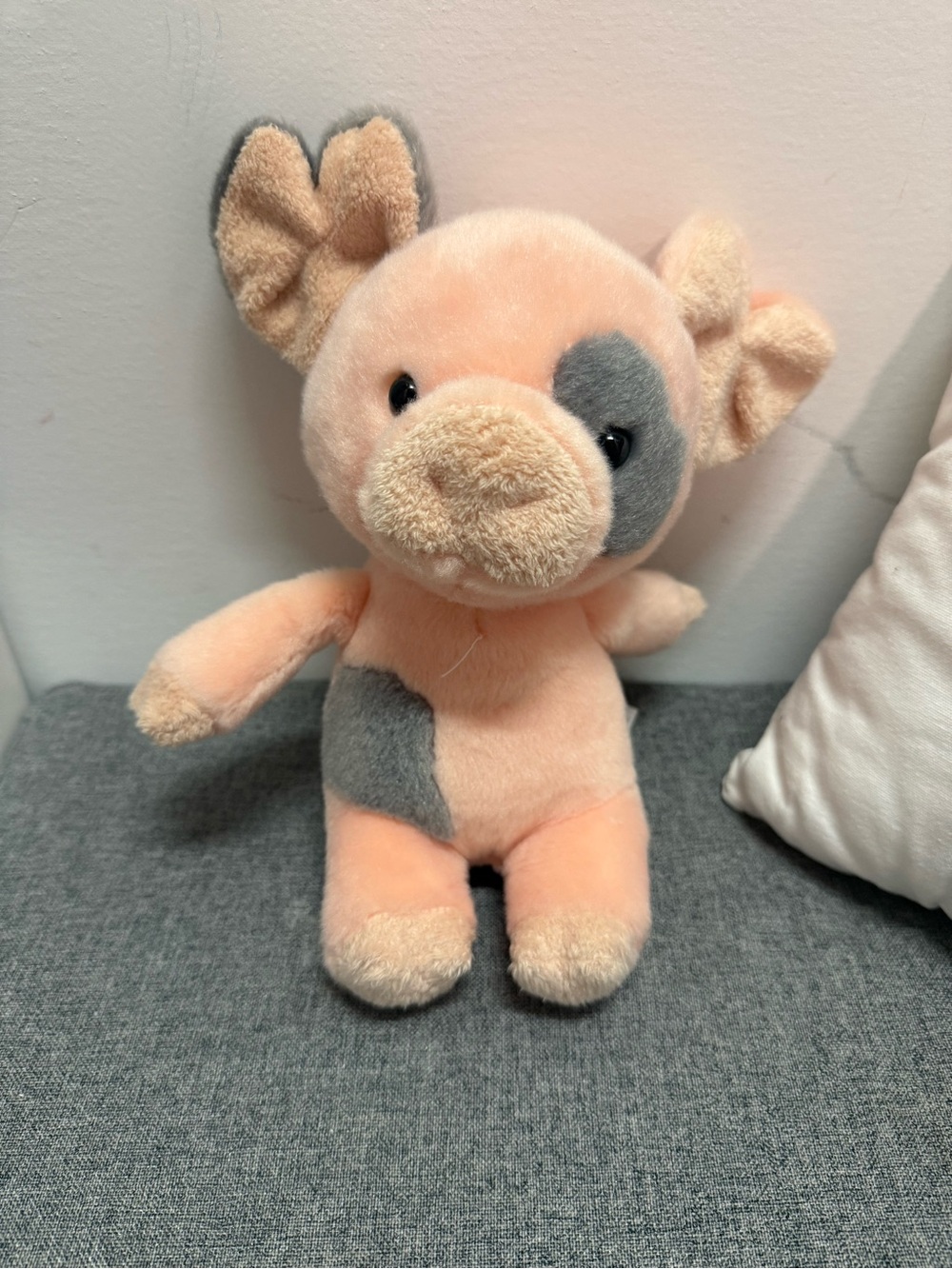 Plush piglet.